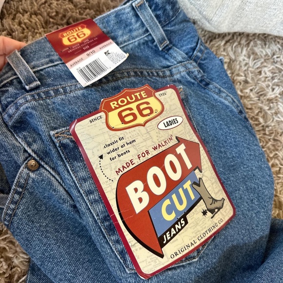 Vintage Bootcut Jeans 90's Deadstock Route 66 - Picture 4 of 5